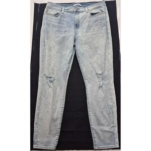 7 for all mankind Ankle Gwenevere women's jeans sz 32 light wash,distressed